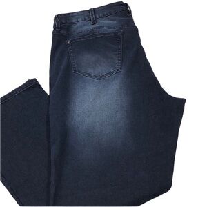 Tahari plus size waist 42 dark wash blue jeans
